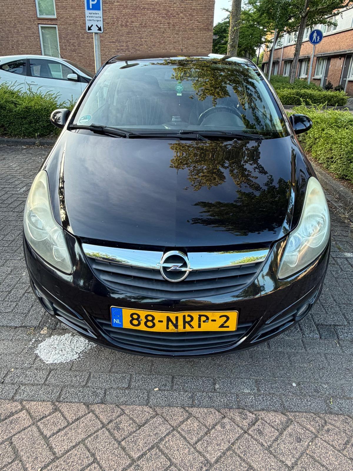 Opel Corsa 1.3 Cdti 70KW 3D 2010 Zwart, Auto's, Voorwielaandrijving, 1063 kg, Zwart, Origineel Nederlands