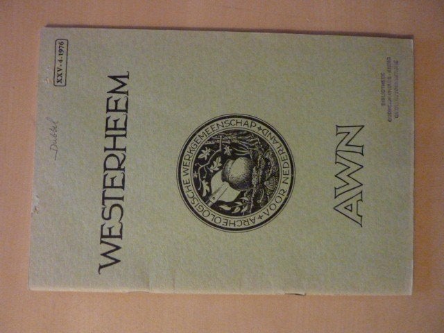 AWN Westerheem augustus 1976 Archeologie, Verzenden, Gelezen