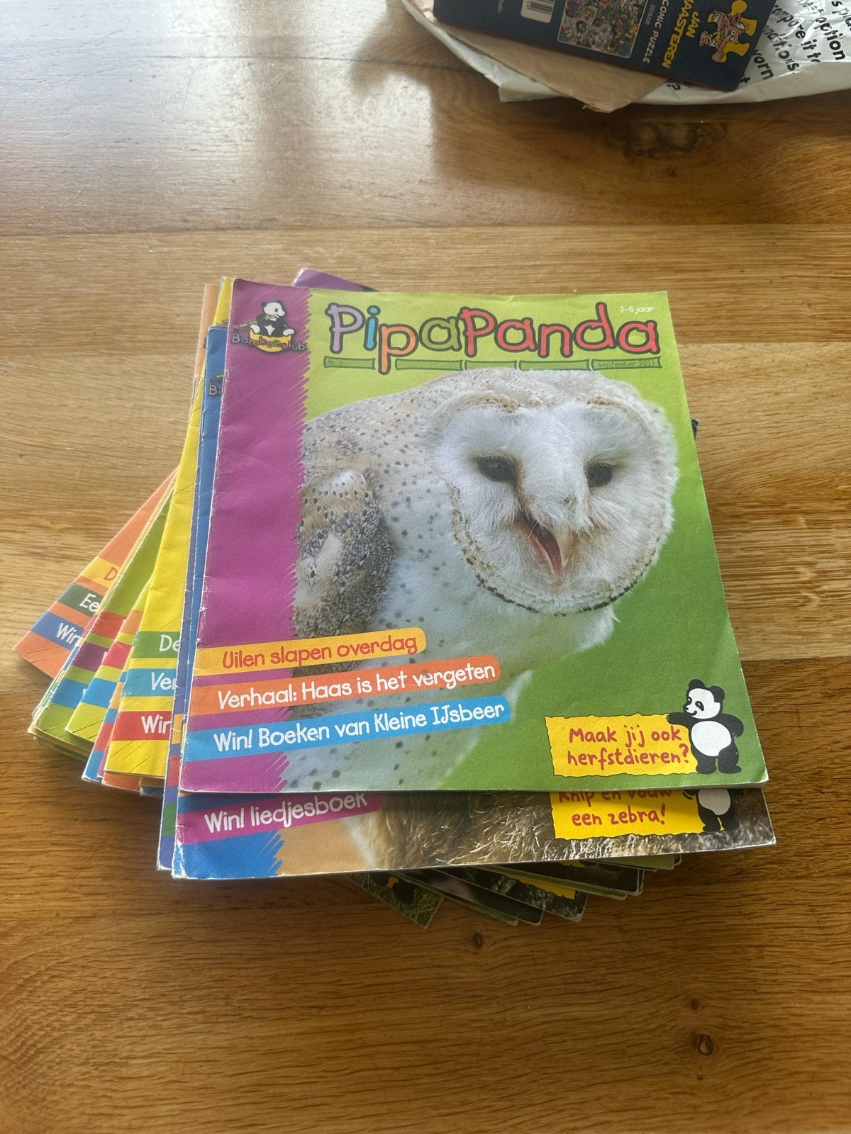 19 Pipapanda tijdschriften - Educatief en leuk voor kinderen, Boeken, Ophalen, Gelezen, Non-fictie