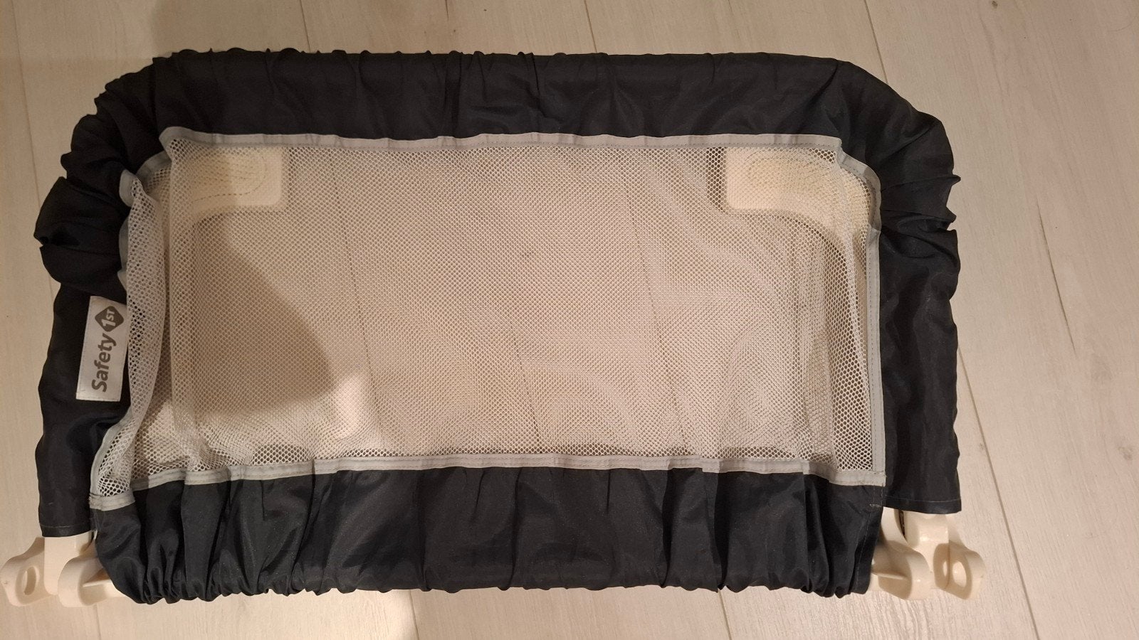 Bedhek Safety 1st, Kinderen en Baby's, Traphekjes, Ophalen, 100 tot 115 cm, Zo goed als nieuw, Klemhekje