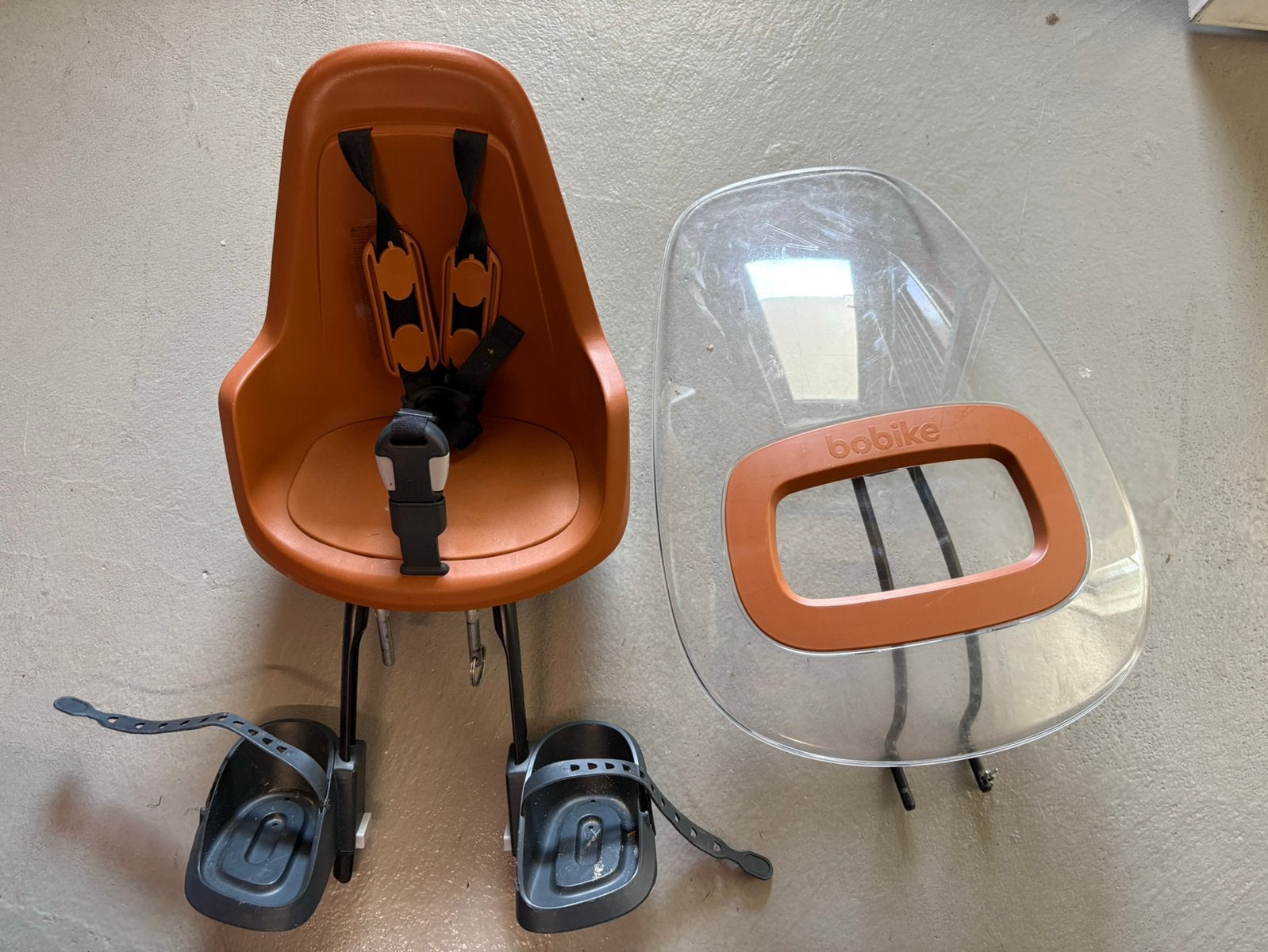Bobike voorzitje, Ophalen, Gebruikt, Voorzitje, Voetsteuntjes