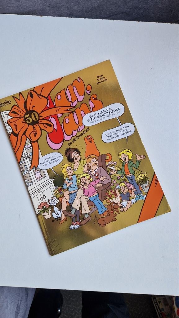 Jan, Jans en de Kinderen - 50 jaar Libelle Jubileum, Eén stripboek, Ophalen of Verzenden, Zo goed als nieuw, Jan Kruis
