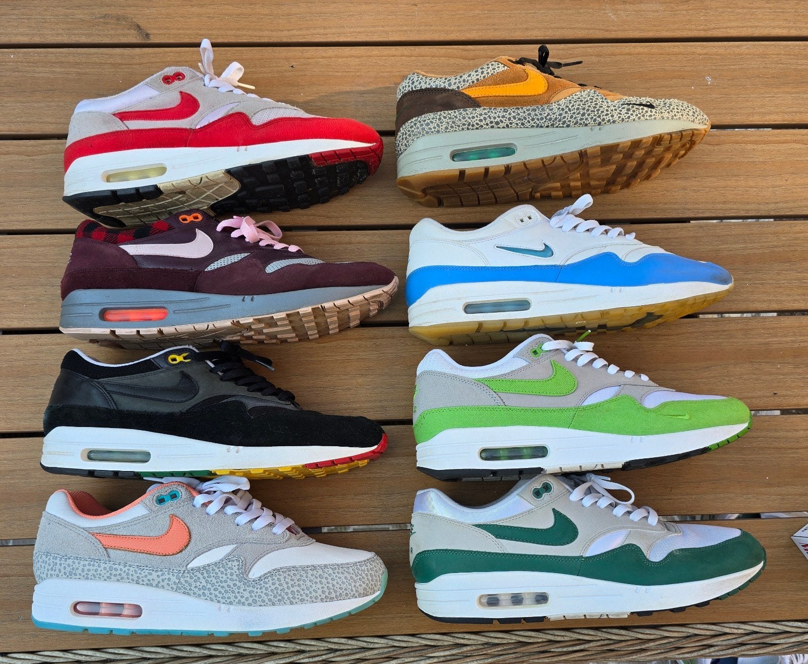 5 paar Nike Air Max 1 maat 45 en 45.5, Overige kleuren, Nike, Ophalen of Verzenden, Sneakers of Gympen