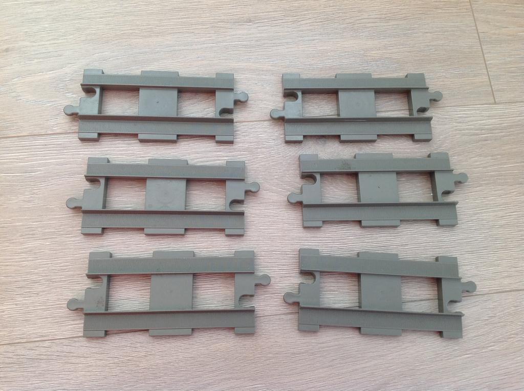 Duplo 6x spoor / rails recht bruingrijs, Ophalen of Verzenden, LEGO System A/S, Product.compliance@LEGO.com, Aastvej 1, 7190 Billund, Denemarken