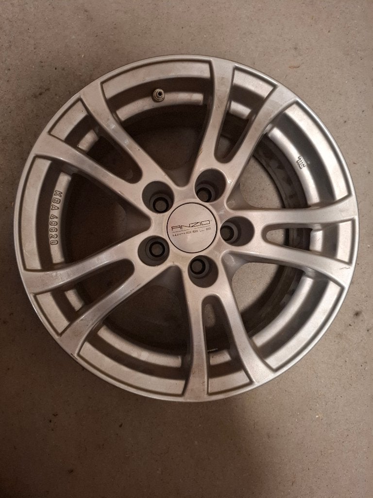 Anzio Velgen met TPMS sensoren 15 inch, Ophalen, Gebruikt, 15 inch, Velg(en)