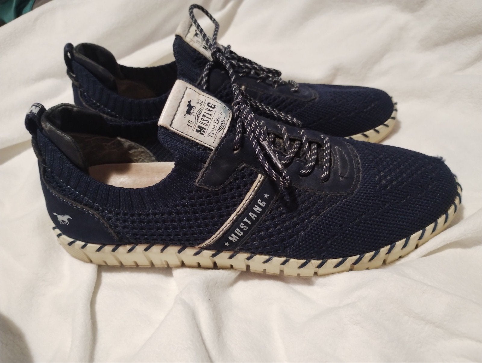 Mustang sneakers maat 39 - Donkerblauw, Blauw, Ophalen of Verzenden, Sneakers of Gympen, Mustang