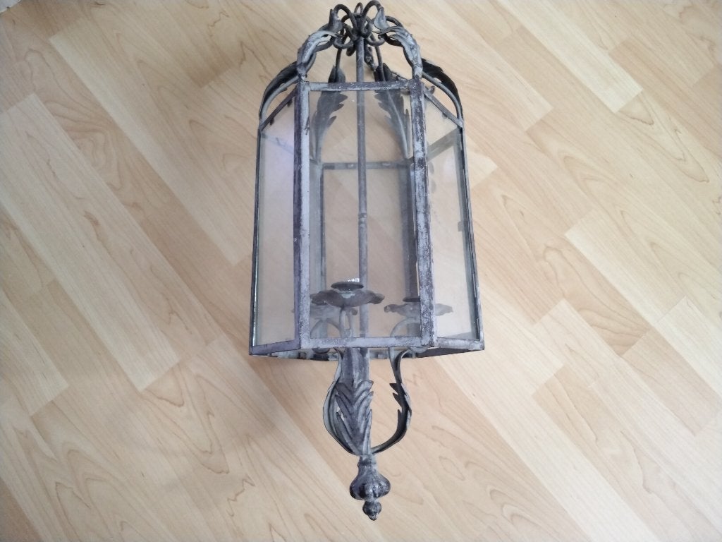 Kandelaar/hanglamp (Brocante), Ophalen, Overige materialen