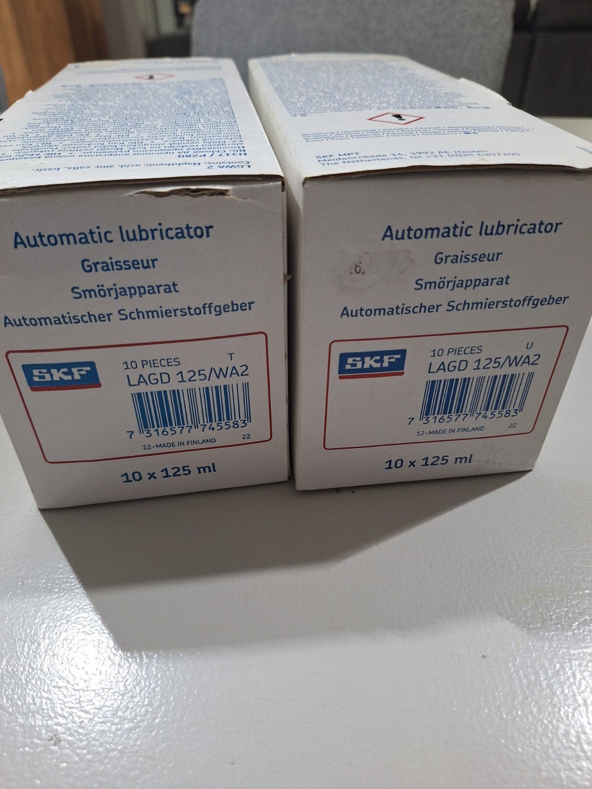 SKF Automatische Smeerapparaten LAGD 125/WA2 (10 stuks), Ophalen of Verzenden, Nieuw