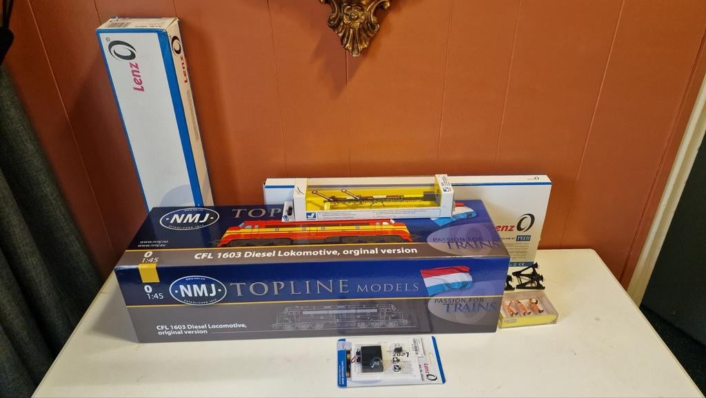 NMJ Topline Spoor 0 Nohab CFL1603 en Lenz wissel /rails, Ophalen, Gelijkstroom, Rails, Overige merken