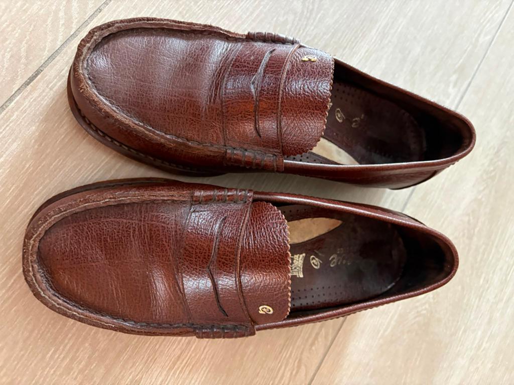 Handgemaakte Greve schoenen - Maat 42, Ophalen, Zo goed als nieuw, Bruin, Loafers