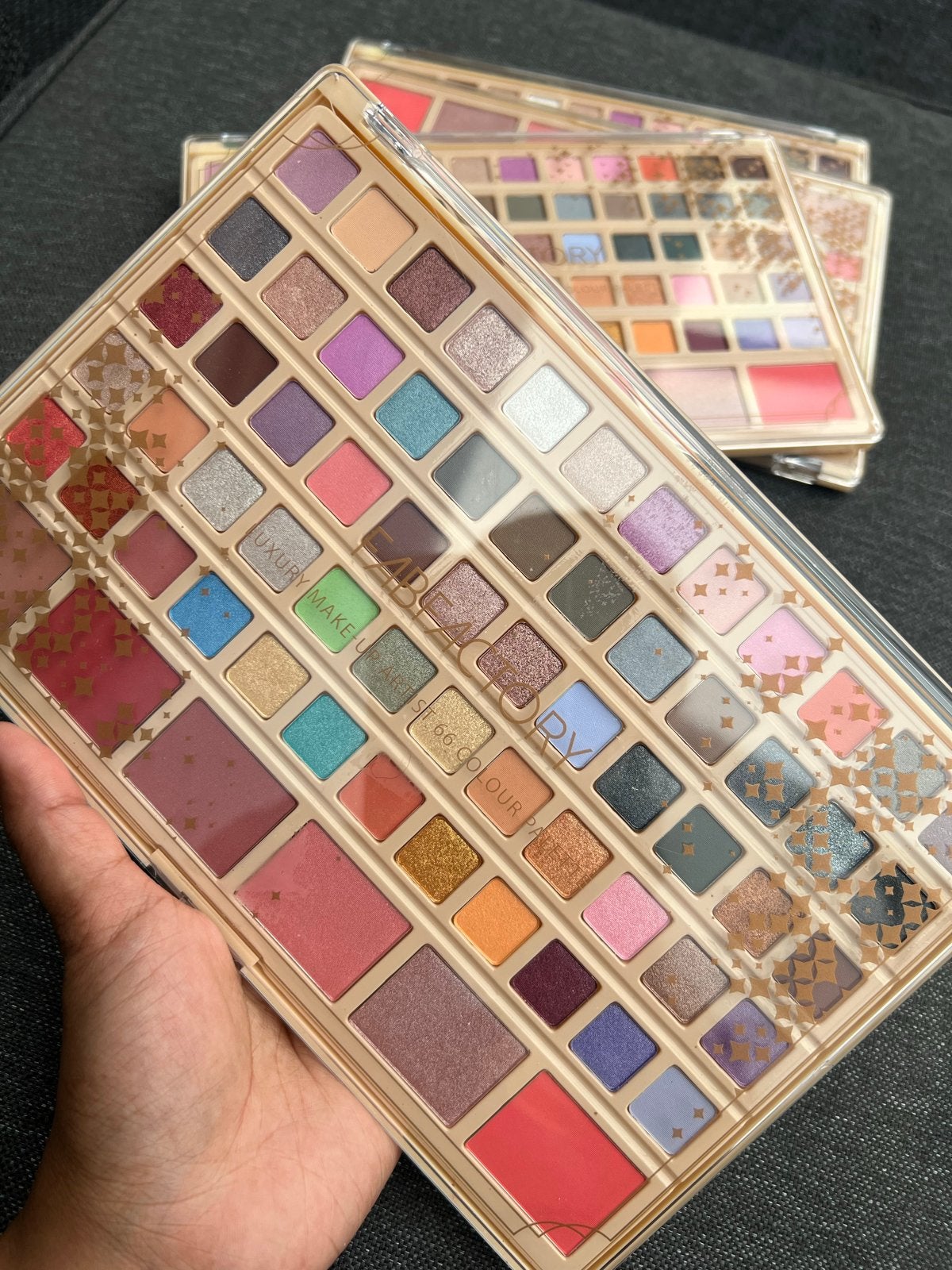 Make-up Palet 66 Kleuren Oogschaduw Blush Highlighter, Overige kleuren, Gehele gezicht, Nieuw, Ophalen of Verzenden