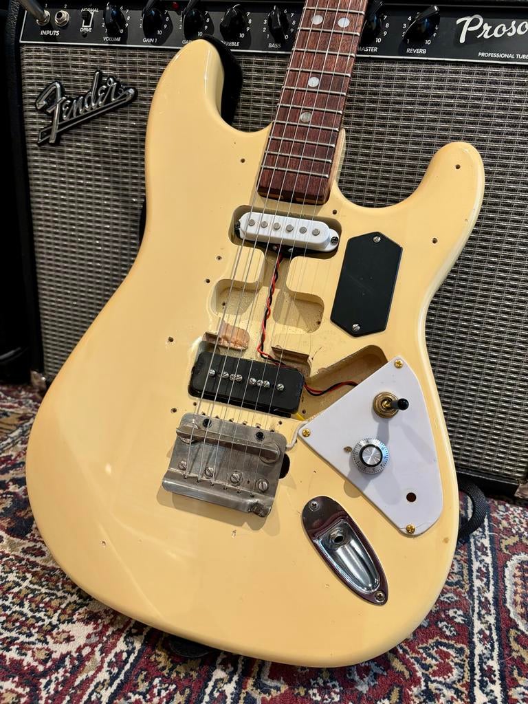 Partscaster, Kramer Strat & handwired 1x10” buizen amp, Muziek en Instrumenten, Snaarinstrumenten | Gitaren | Elektrisch, Gebruikt