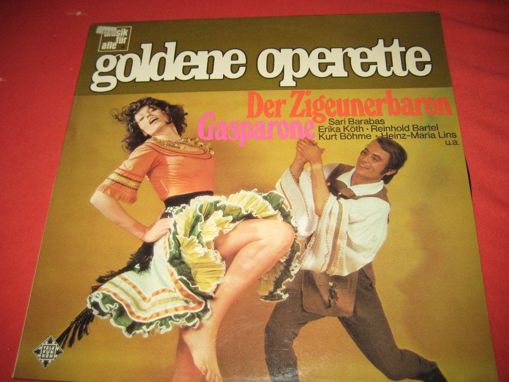 LP, Goldene Opereete: Der Zigeunerbaron + Gasparone, Cd's en Dvd's, Vinyl | Klassiek, Overige typen, Ophalen of Verzenden, Zo goed als nieuw