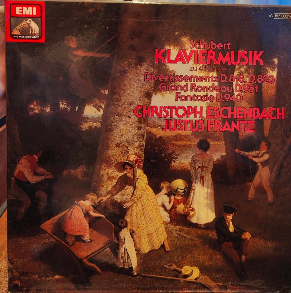 Schubert Klaviermuziek voor 4 Handen - Christoph Eschenbach, Cd's en Dvd's, Vinyl | Klassiek, Ophalen of Verzenden, Romantiek