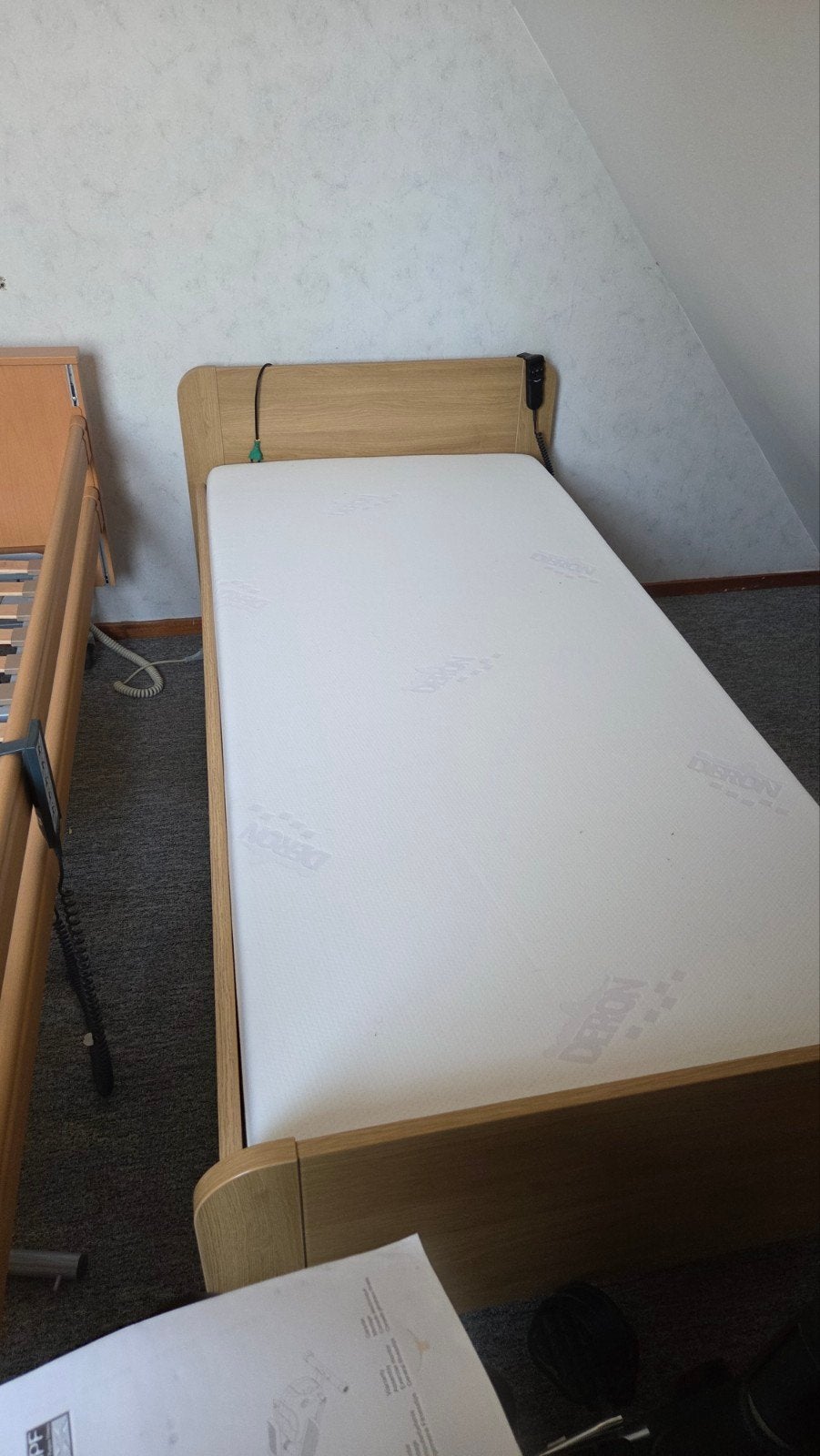 bed elektrisch verstelbaar, Ophalen, Eenpersoons, 90 cm