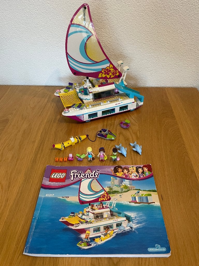 Lego Friends Sunshine Catamaran (41317), Lego, Friends, Ophalen of Verzenden, Zo goed als nieuw