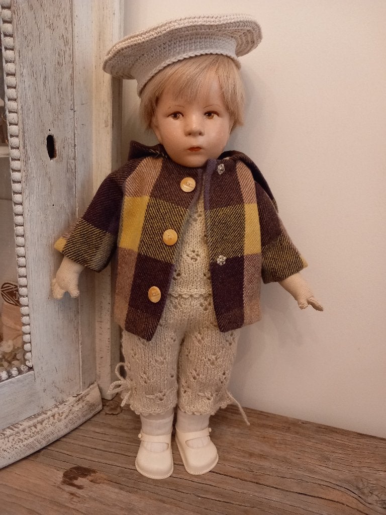 Vintage poppenkleertjes 4 delig set jaren 50., Verzenden, Zo goed als nieuw, Kleertjes