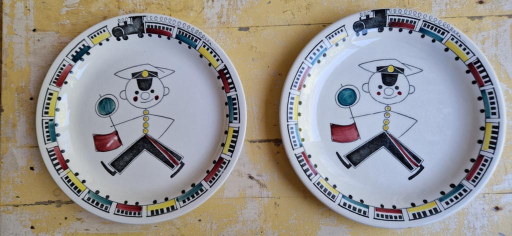 Vintage Rorstrand Tuff-Tuff borden Marianne Westman design, Antiek en Kunst, Ophalen of Verzenden
