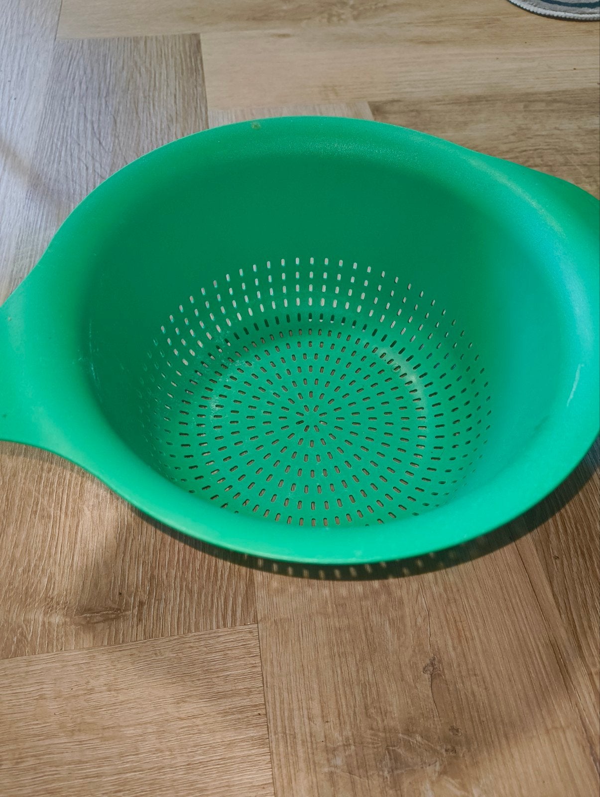 Groene vergiet - Zo goed als nieuw, Ophalen, Kunststof, Zo goed als nieuw, Groen