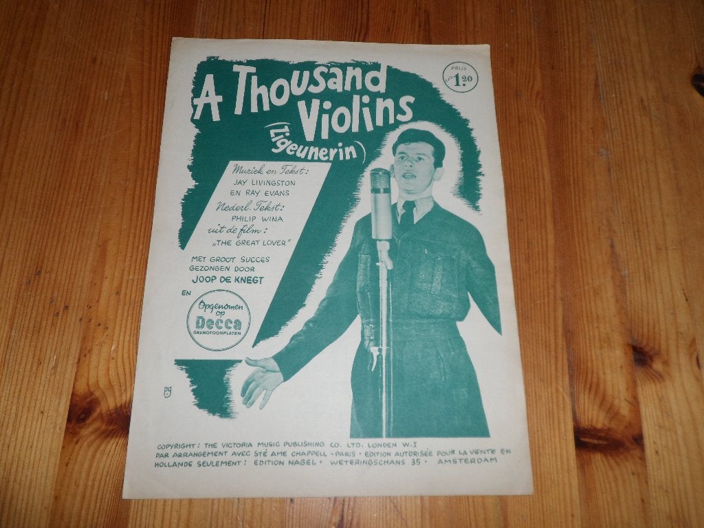 A thousand violins - zigeunerin - livingstone / evans, Gebruikt, Gitaar, Ophalen of Verzenden, Artiest of Componist