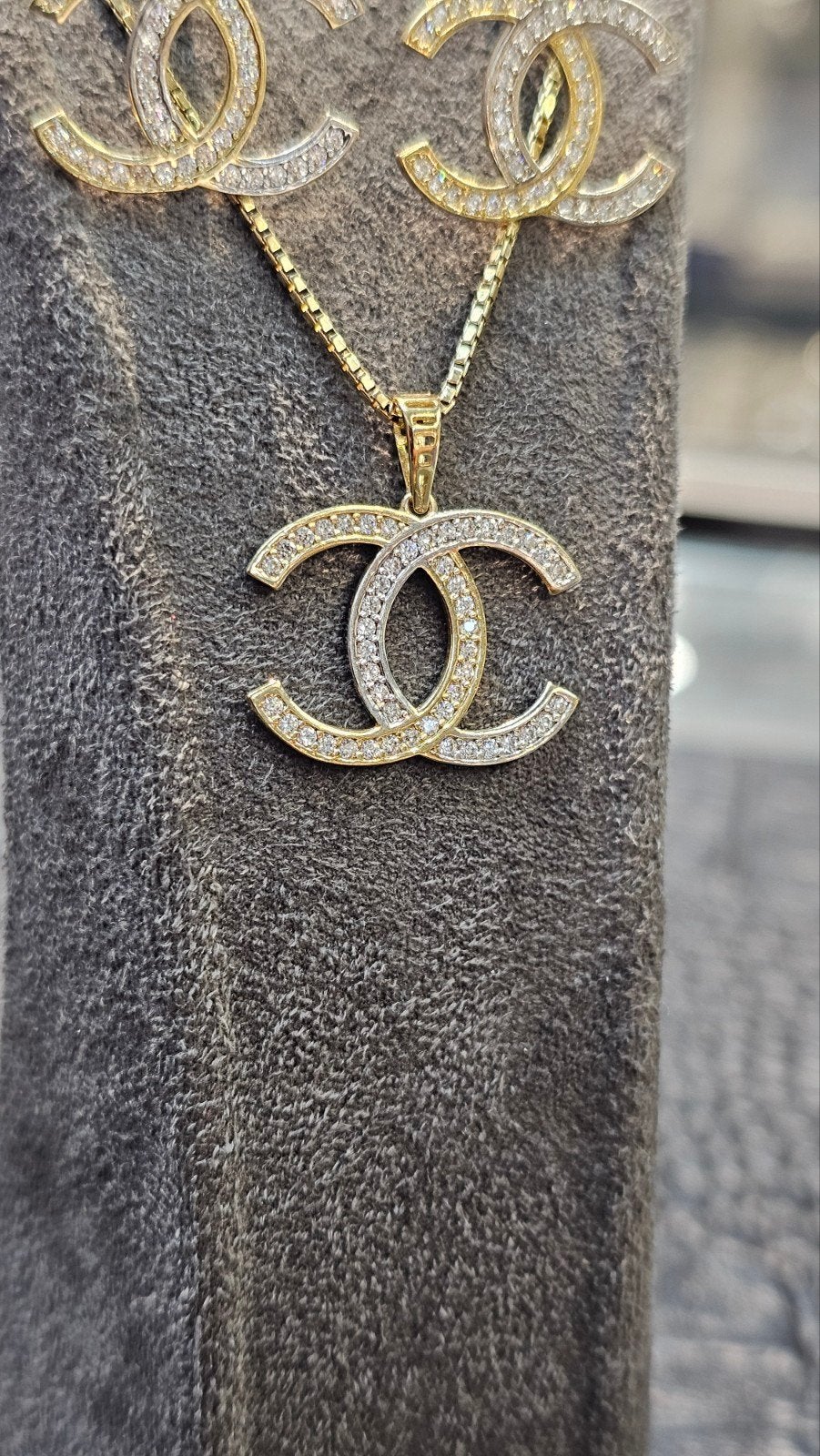 prachtig set 14k goud, Met hanger, Nieuw, Ophalen of Verzenden, Goud