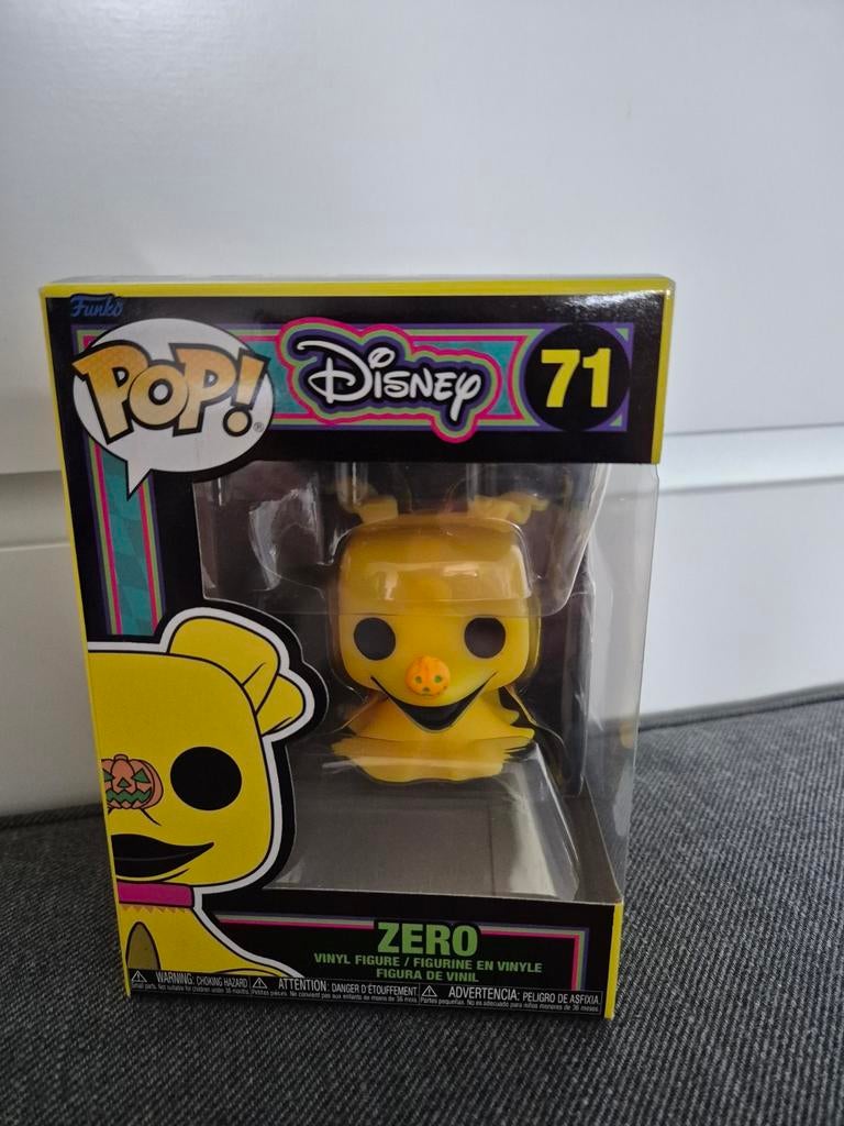 Funko Zero NBC Blacklight Disney 71 Blacklight, Verzamelen, Disney, Zo goed als nieuw, Beeldje of Figuurtje, Overige figuren, Ophalen of Verzenden