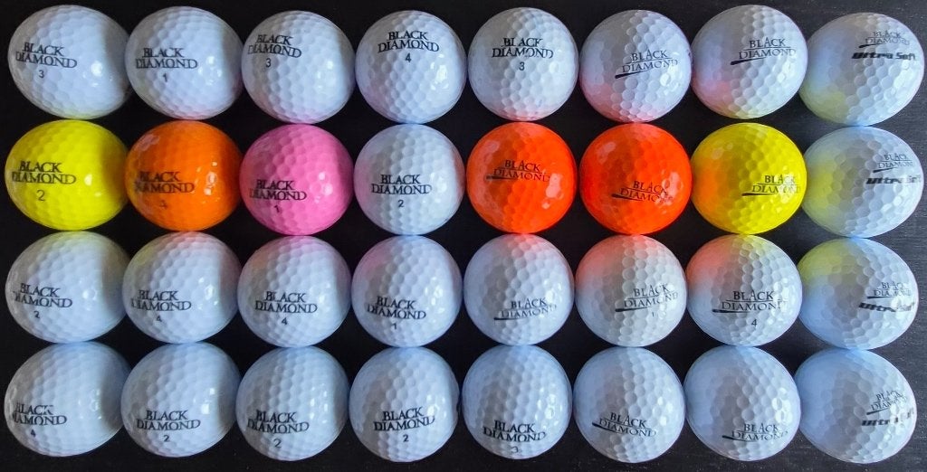 Golfballen BLACK DIAMOND, Sport en Fitness, Golf, Ophalen of Verzenden, Gebruikt, Bal(len)