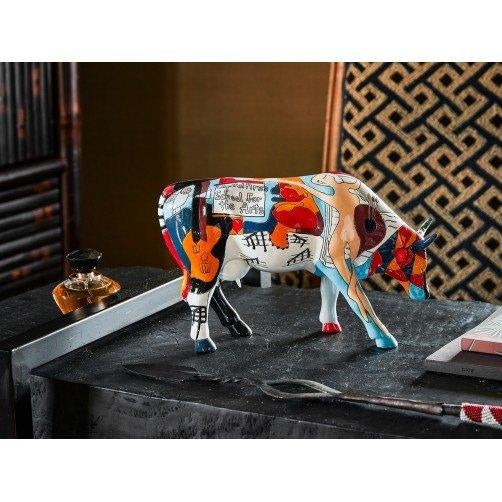Nieuw Cow Parade koe Picowso's School for the Arts large., Antiek en Kunst, Kunst | Designobjecten, Ophalen of Verzenden