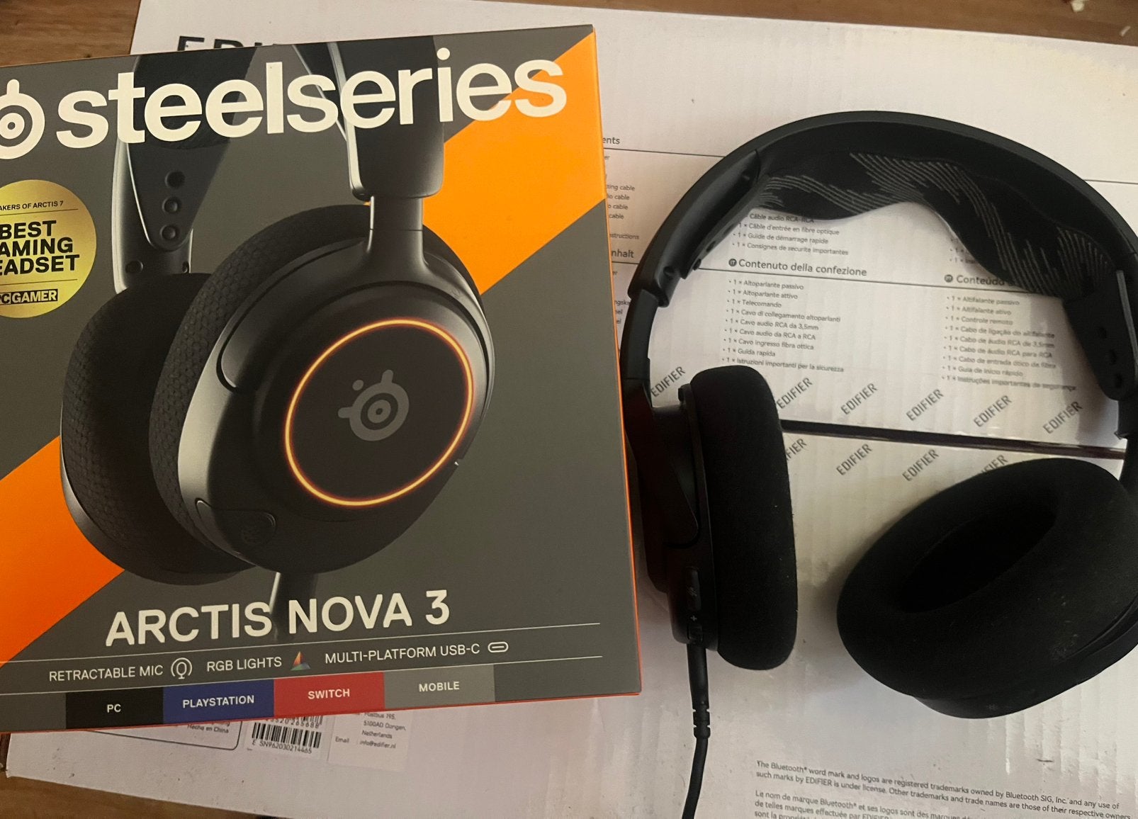 Steelseries Arctis Nova 3 Wired Headset, Ophalen of Verzenden, Zo goed als nieuw