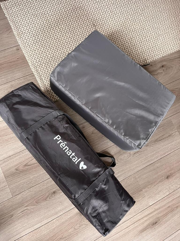 Campingbedje Prénatal - inclusief matras, Ophalen, Zo goed als nieuw, Minder dan 140 cm, Matras