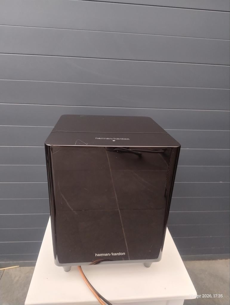 Harman/Kardon HKTS210SUB/230 subwoofer, Audio, Tv en Foto, Luidsprekers, Gebruikt, Subwoofer, 120 watt of meer, Ophalen