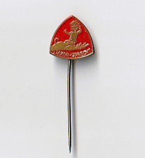 volmetaal speld SAKOR Utrecht, Ophalen of Verzenden, Overige onderwerpen, Speldje of Pin