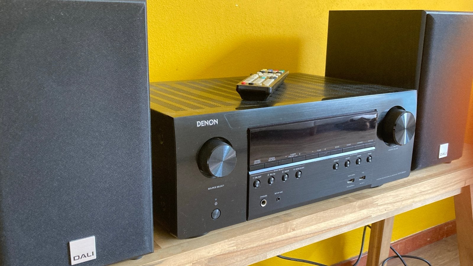 Denon AVR-S950H Receiver met Dali Spektor 2 Luidsprekers, Ophalen, Denon, Losse componenten, Zo goed als nieuw