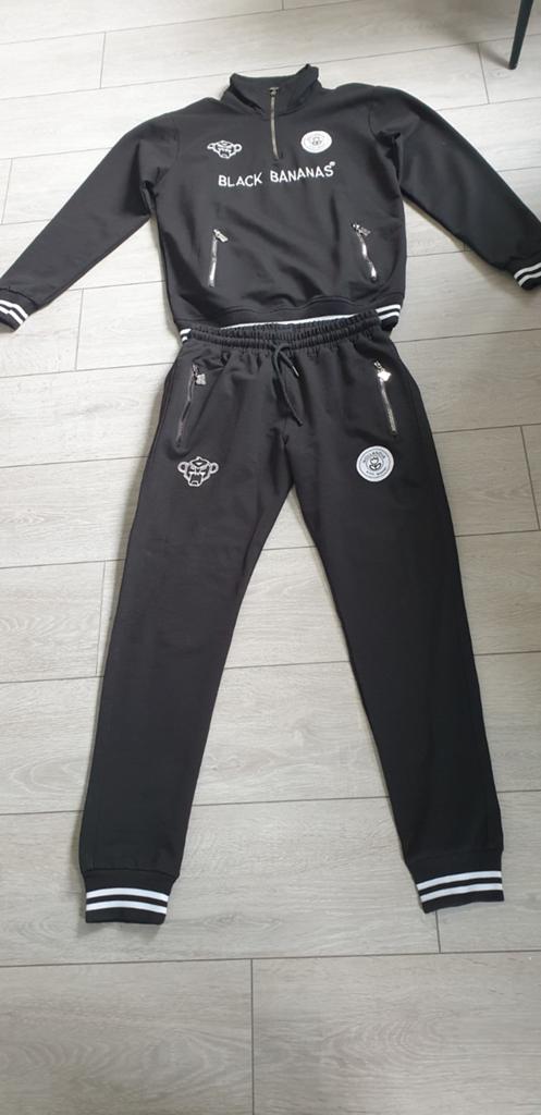 Black Bananas trainingspak maat M, Maat 48/50 (M), Zwart, Ophalen of Verzenden, Zo goed als nieuw