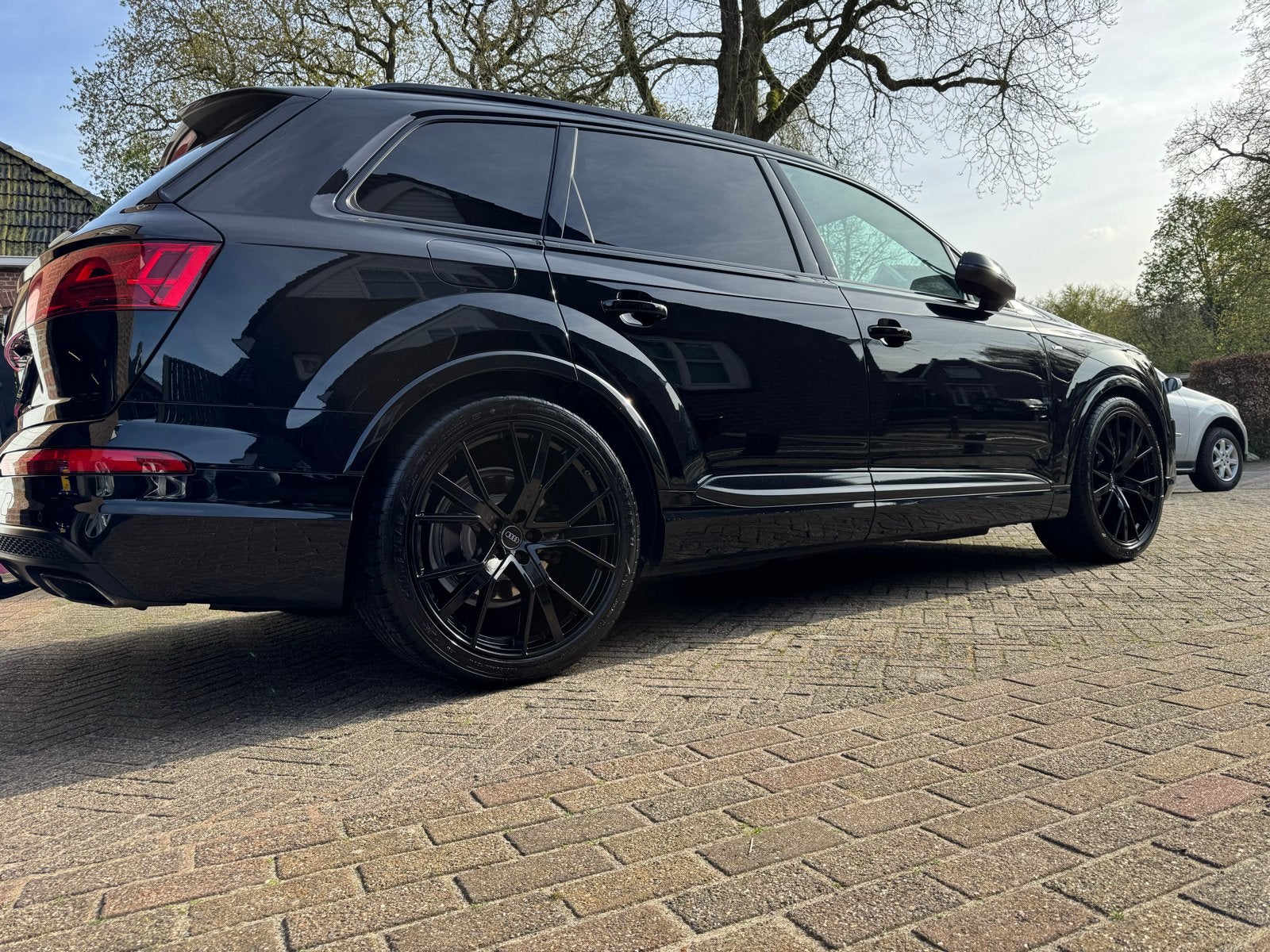 Audi Q7/SQ7/Q8/SQ8 22 inch velgen met Goodyear banden, Ophalen, Gebruikt, 285 mm, Banden en Velgen