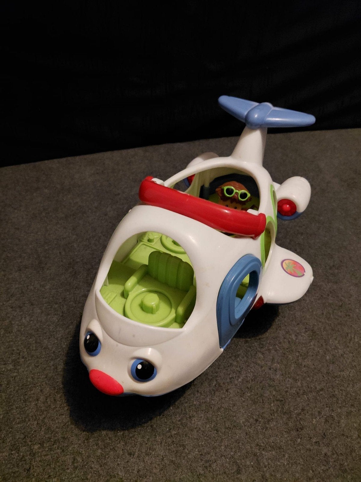 Fisher-Price Little People Vliegtuig met Piloot, Ophalen, Zo goed als nieuw, Auto of Voertuig