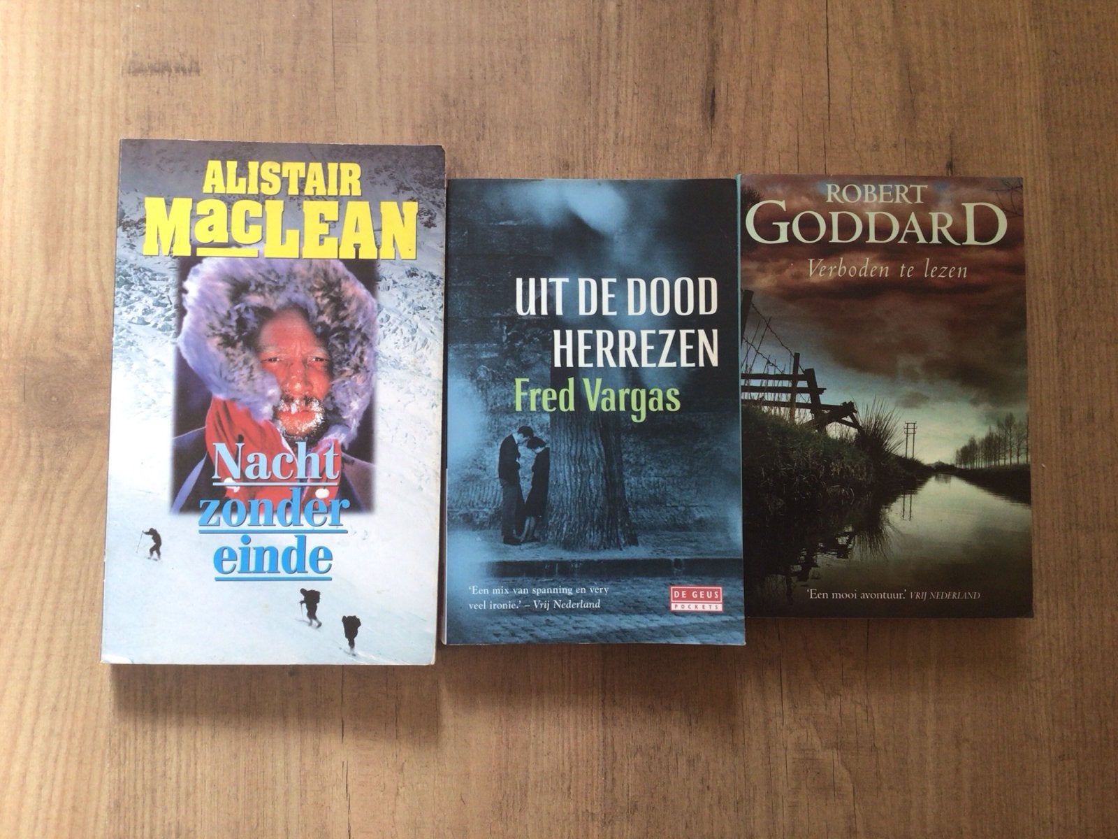 3 Spannende boeken: MacLean, Vargas, Goddard, Boeken, Ophalen of Verzenden, Gelezen