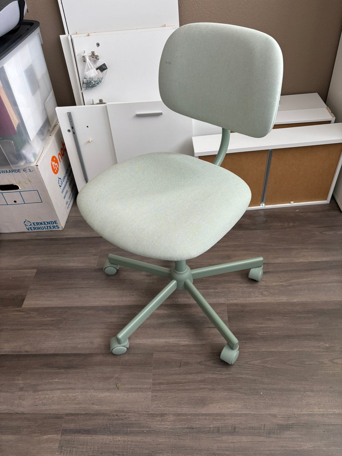 Bureaustoel groen IKEA Bleckberget, Huis en Inrichting, Bureaustoelen, Ophalen, Zo goed als nieuw, Groen