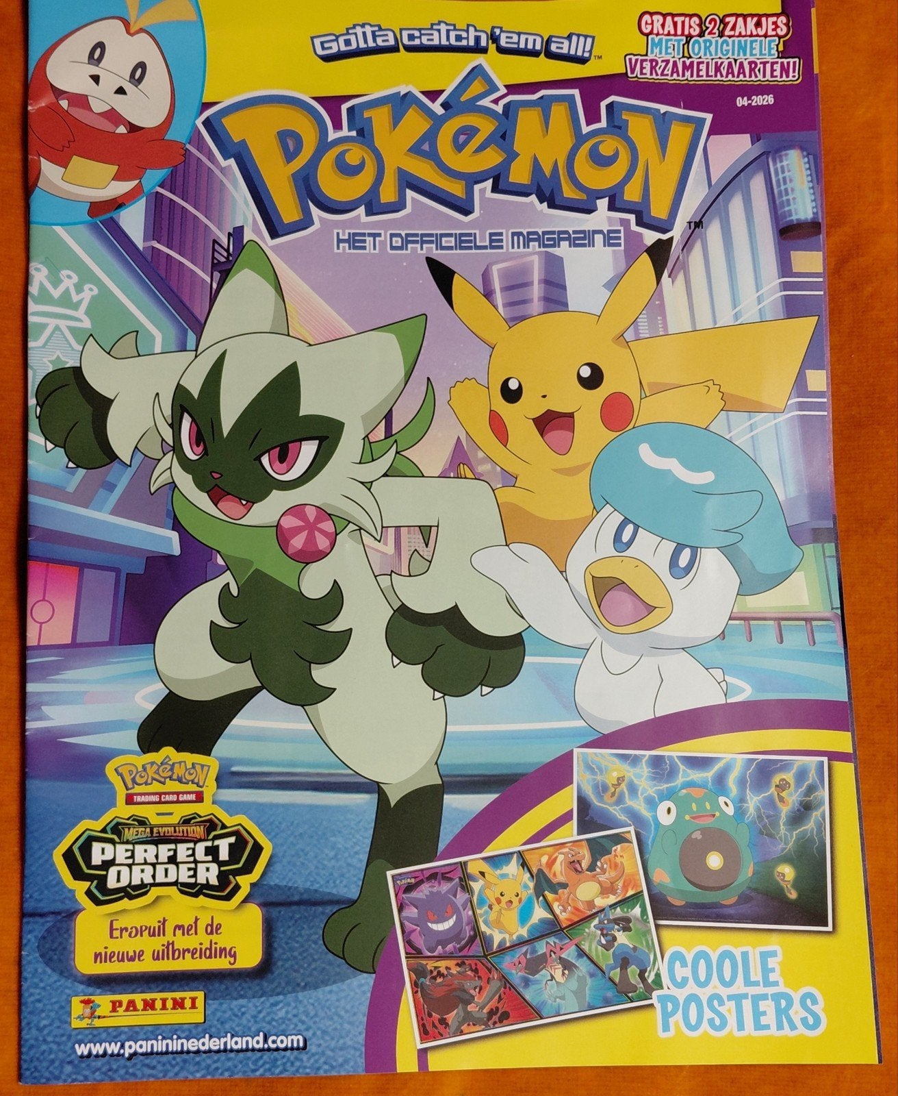 Pokémon Officieel Magazine 04-2026 (zonder kaarten), Ophalen of Verzenden, 1980 tot heden, Nederland, Tijdschrift