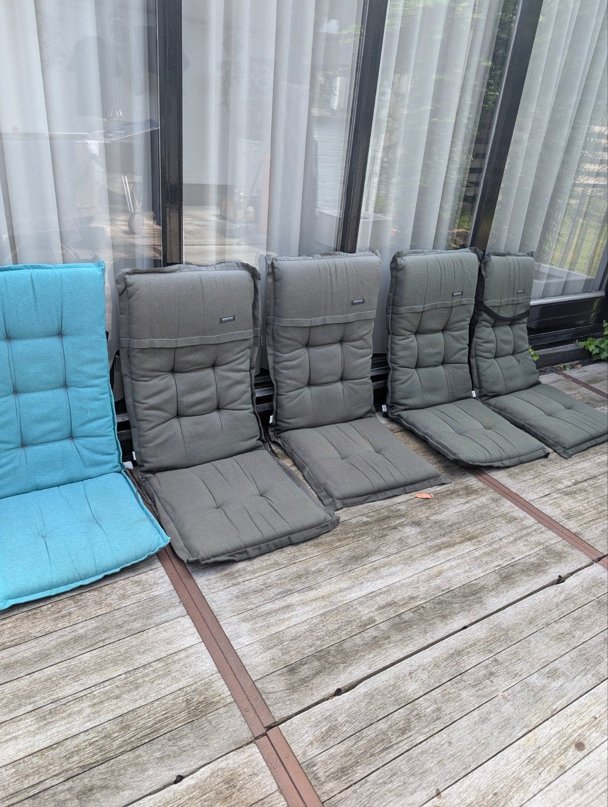 Madison tuinkussens voor tuinstoelen (4 stuks), Ophalen, Gebruikt