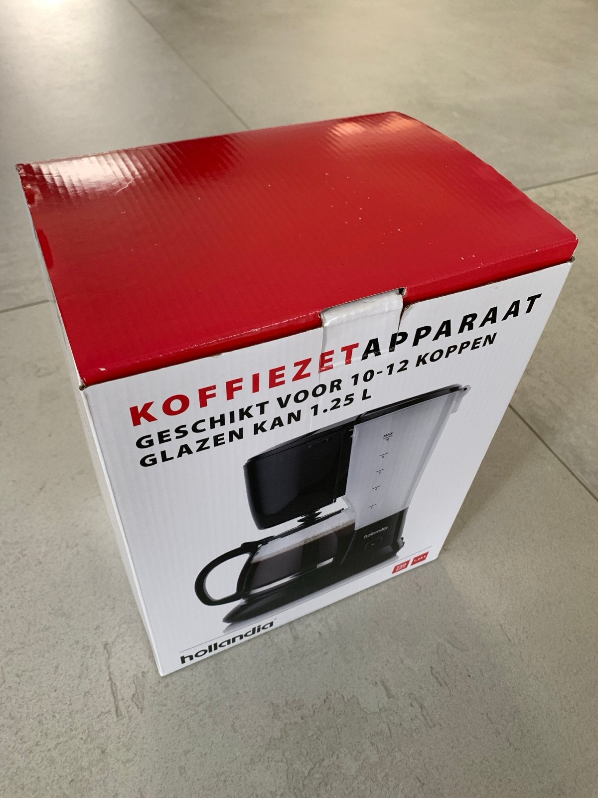 Nieuw Hollandia Koffiezetapparaat 10-12 kopjes, 1.25L, Witgoed en Apparatuur, 10 kopjes of meer, Gemalen koffie, Ophalen of Verzenden