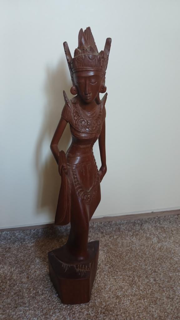 Shinta Art Deco Bali NEI houten antiek, Antiek en Kunst, Ophalen of Verzenden