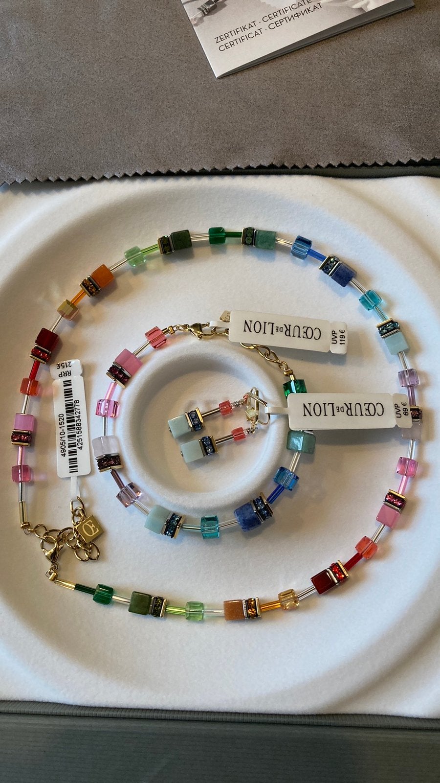 ❤️Coeur de lion❤️, Sieraden, Tassen en Uiterlijk, Kettingen, Ophalen of Verzenden, Nieuw, Zilver, Overige materialen