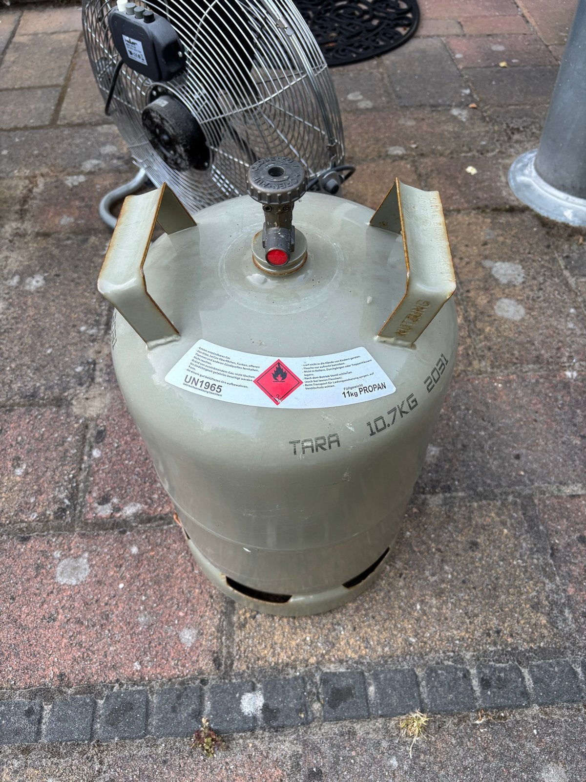 2 gasflessen, Caravans en Kamperen, Kampeeraccessoires, Ophalen, Gebruikt