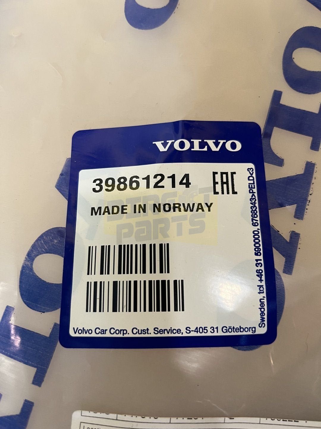 Volvo C30 (11/06-./..) wielkuiplijst links voor Origineel! 0, -, -, Nieuw, Ophalen of Verzenden