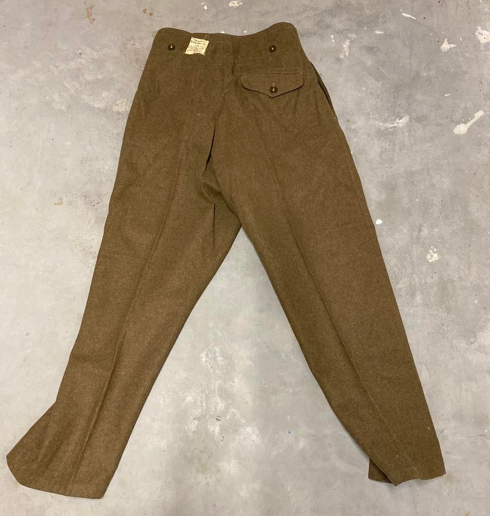 Britse Battledress trousers - size 12 - 1943, Verzamelen, Ophalen of Verzenden, Engeland, Kleding of Schoenen
