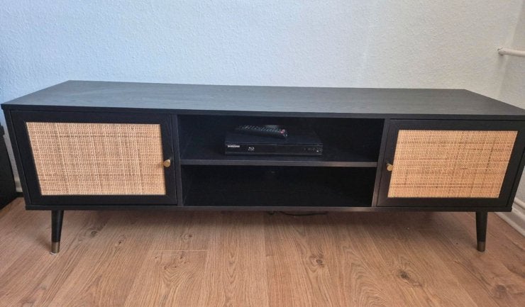 Prachtige luxe tv meubel 150 cm nu 95 euro !, 100 tot 150 cm, Nieuw, Ophalen of Verzenden, Minder dan 100 cm