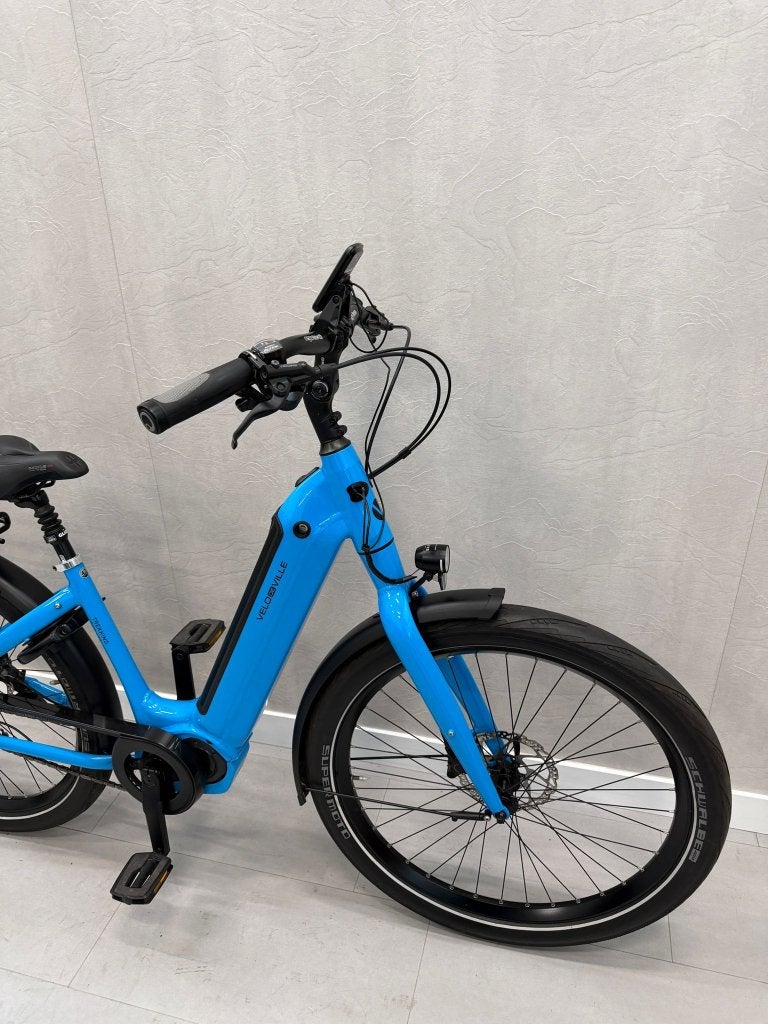 Velo de Ville AES 490 Shimano Middenmotor 500Wh 43CM 4624KM, Niet ingevuld, Ophalen of Verzenden, Zo goed als nieuw, Minder dan 47 cm