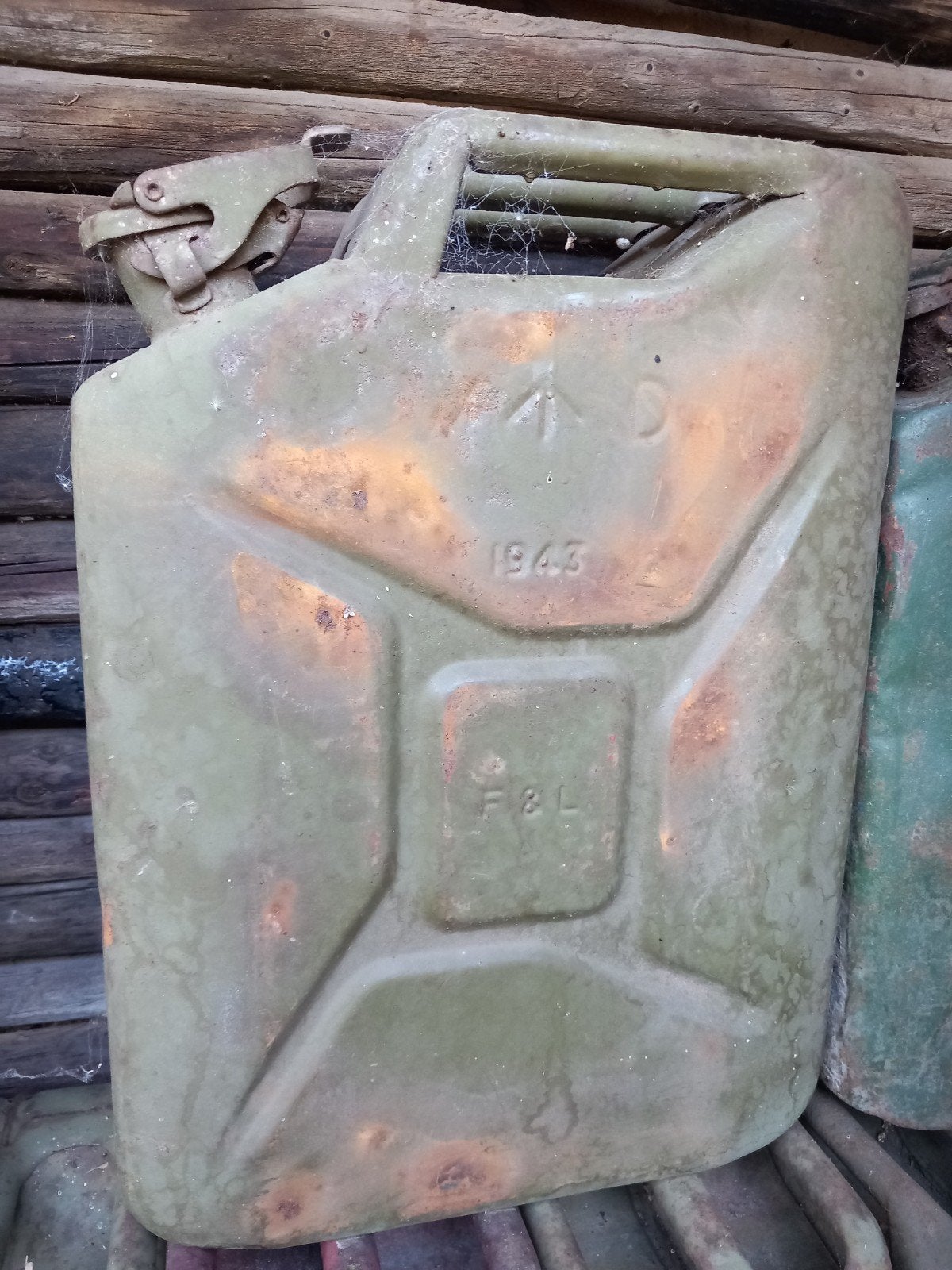 Britse Jerrycan 1943 F&L, Verzamelen, Ophalen of Verzenden, Engeland