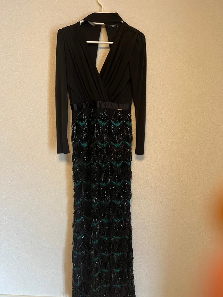 Marciano Guess Galajurk met pailletten, Zwart, Ophalen of Verzenden, Zo goed als nieuw, Maat 36 (S)